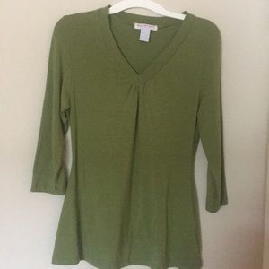 Green blouse